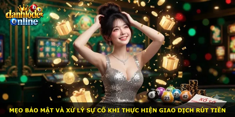 Mẹo bảo mật và xử lý sự cố khi thực hiện giao dịch rút tiền