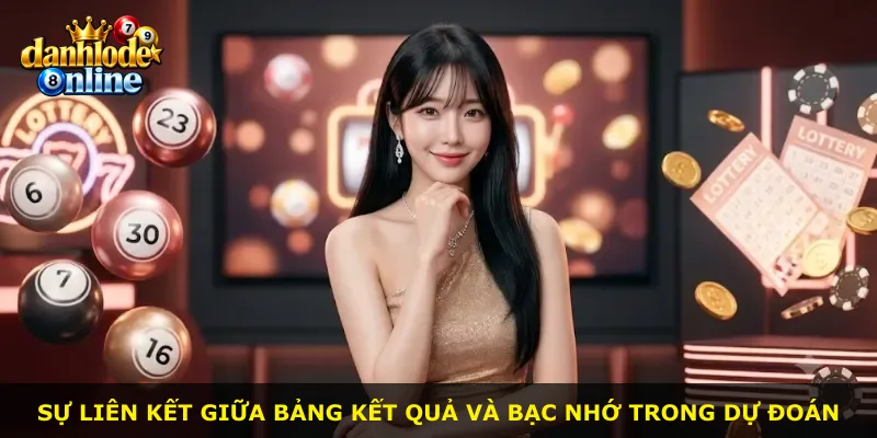 Sự liên kết giữa bảng kết quả và bạc nhớ trong dự đoán
